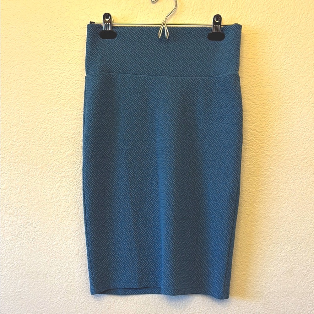 LuLaRoe Pencil Skirt - dusty blue